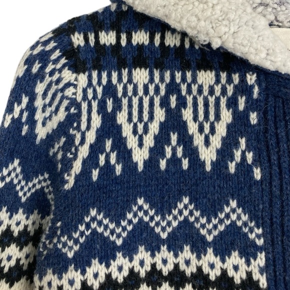 Telluride Knit Hooded Toggle Closure Cardigan, Size Medium - Picture 4 of 15